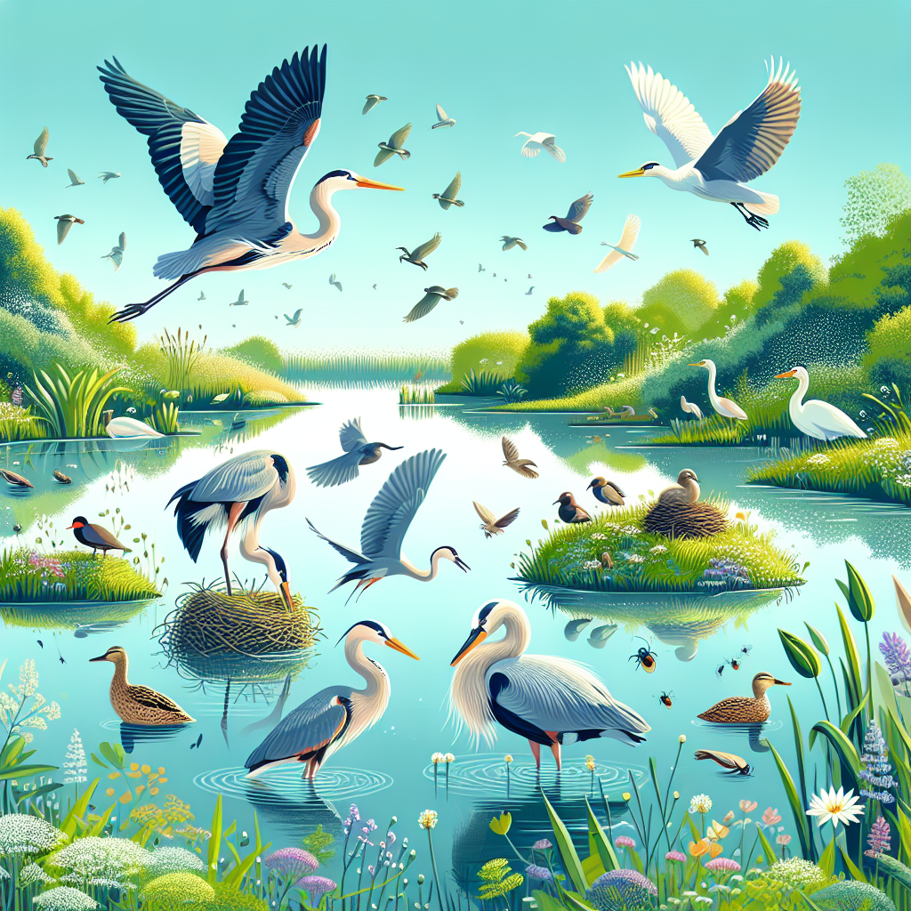 L’Importance des Oiseaux Aquatiques dans la Biodiversité des Étangs