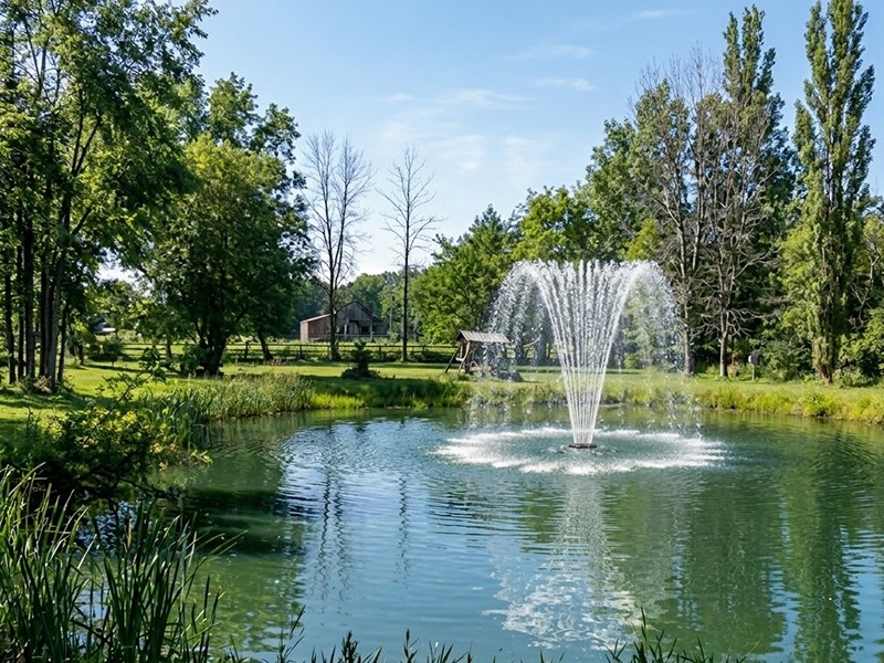 Fontaine Flottante saule
